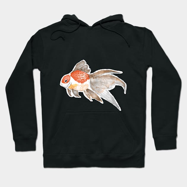 Red Back Goldfish Hoodie by Cheese_Wen Art